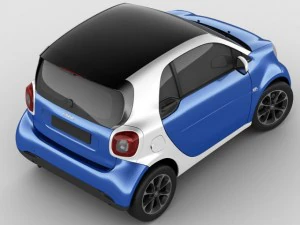 smart fortwo 2015 3D Model