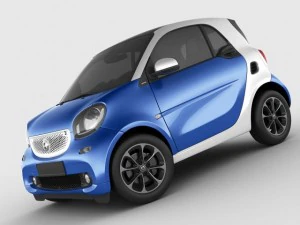 smart fortwo 2015 3D Model