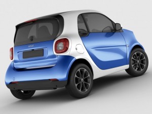 smart fortwo 2015 Modelo 3D