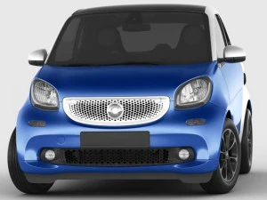 smart fortwo 2015 3D Model