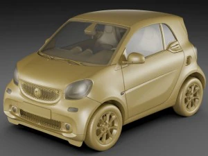 smart fortwo 2015 3D Model