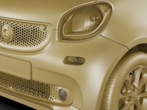 smart fortwo 2015 Modelo 3D