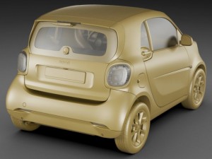 smart fortwo 2015 Modelo 3D