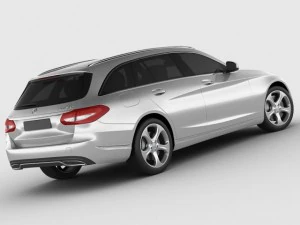 mercedes c class estate 2014 avantgarde 3D Model