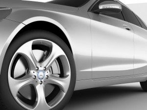 mercedes c class estate 2014 avantgarde 3D Model