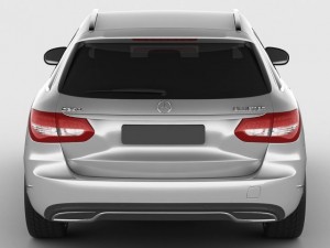 mercedes c class estate 2014 avantgarde 3D Model