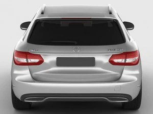 mercedes c class estate 2014 avantgarde 3D Model