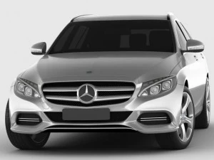 mercedes c class estate 2014 avantgarde 3D Model