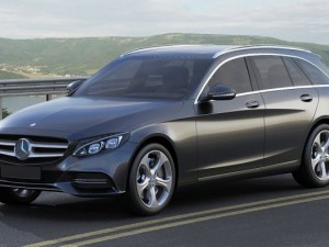 mercedes c class estate 2014 avantgarde 3D Model