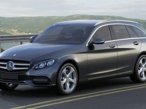 mercedes c class estate 2014 avantgarde 3D Model