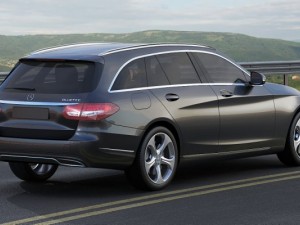 mercedes c class estate 2014 avantgarde 3D Model