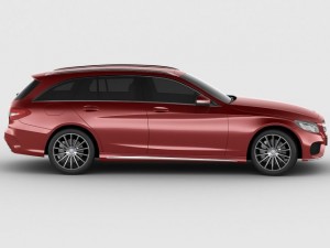 mercedes c class estate 2014 amg package 3D Model