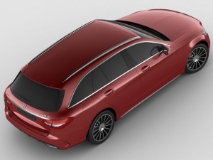 mercedes c class estate 2014 amg package 3D Model