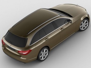 mercedes c class estate 2014 exclusive 3D Model