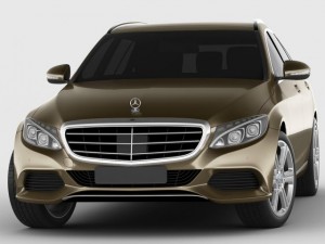 mercedes c class estate 2014 exclusive 3D Model