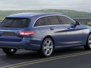 mercedes c class estate 2014 exclusive 3D Model
