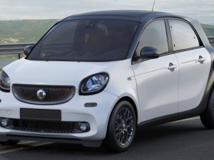 smart forfour 2015 Modèle 3D