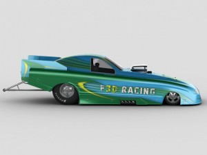 dragster nhra funnycar 3Dモデル