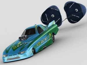 dragster nhra funnycar 3D Model