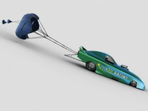 dragster nhra funnycar 3D Model