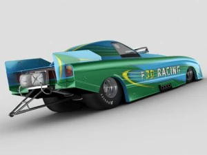 dragster nhra funnycar 3D Model