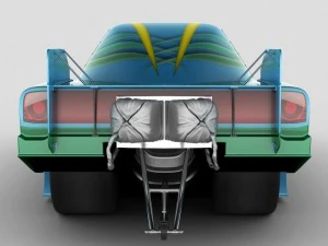 dragster nhra funnycar 3D Model