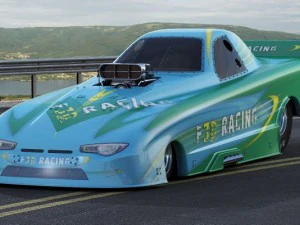 dragster nhra funnycar 3D Model