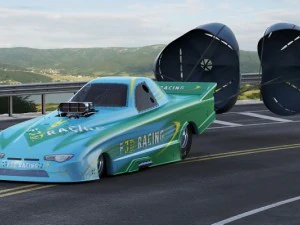 dragster nhra funnycar 3D Model