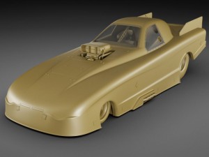 dragster nhra funnycar 3Dモデル