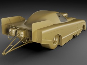 dragster nhra funnycar 3Dモデル