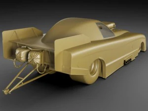 dragster nhra funnycar 3D Model