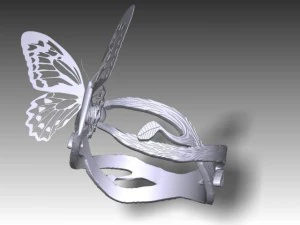 Schmetterlingsring 3D Modell