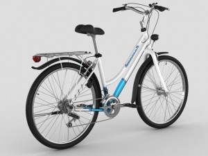 generic womans bicycle 3D Модель