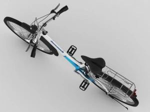generisches Damenfahrrad 3D Modell
