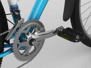 generic womans bicycle 3D Модель