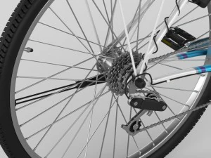 generisches Damenfahrrad 3D Modell