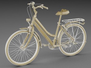 generic womans bicycle 3D Модель