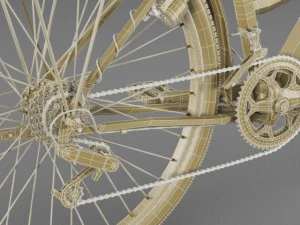 generisches Damenfahrrad 3D Modell