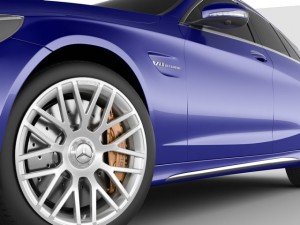 mercedes c63 amg estate Modelo 3D