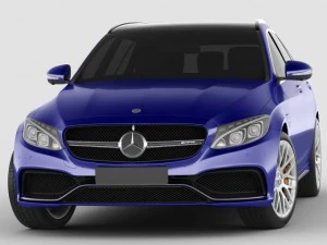 mercedes c63 amg estate 3D Model