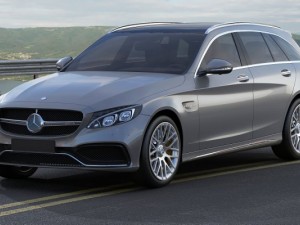 mercedes c63 amg estate Modelo 3D