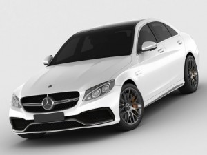 mercedes c63 amg 2015 Modèle 3D