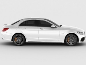 mercedes c63 amg 2015 3D 模型