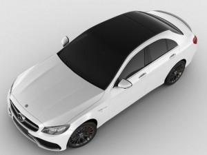 mercedes c63 amg 2015 3D 模型