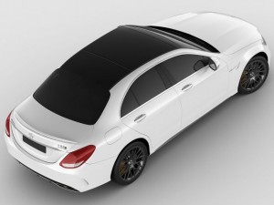 mercedes c63 amg 2015 3D 模型