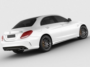 mercedes c63 amg 2015 3D 模型