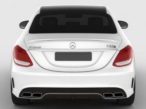 mercedes c63 amg 2015 3D 模型