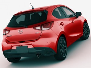 mazda 2 demio Modelo 3D