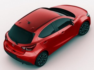 mazda 2 demio Modelo 3D