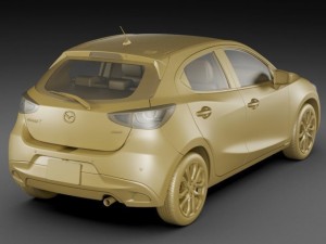 mazda 2 demio Modelo 3D